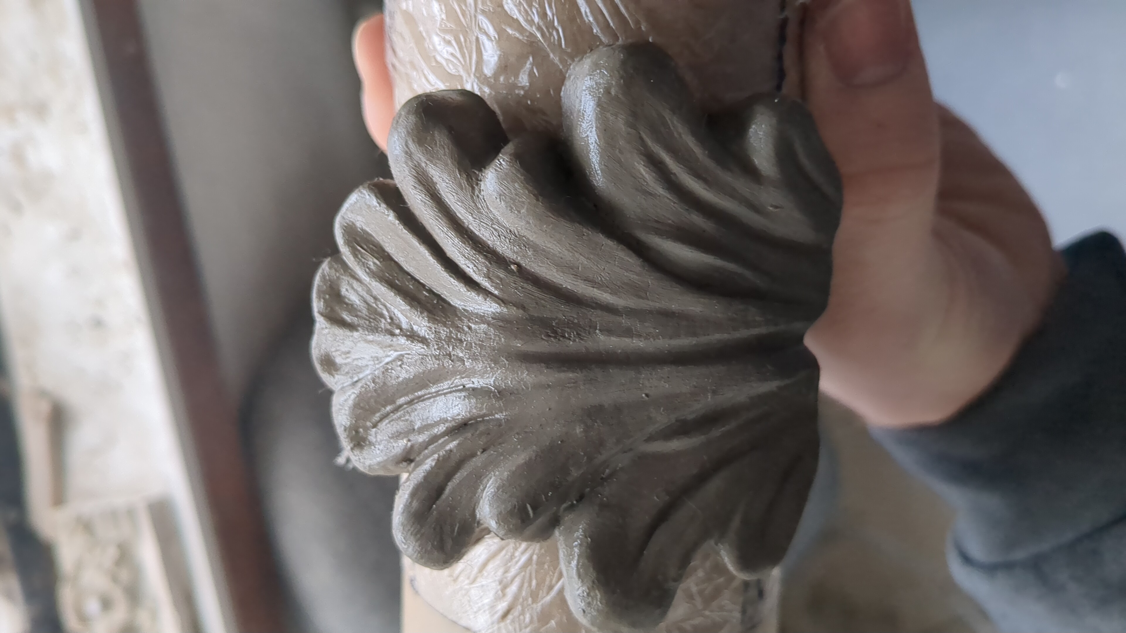 Image of Old Cornice being Profiled